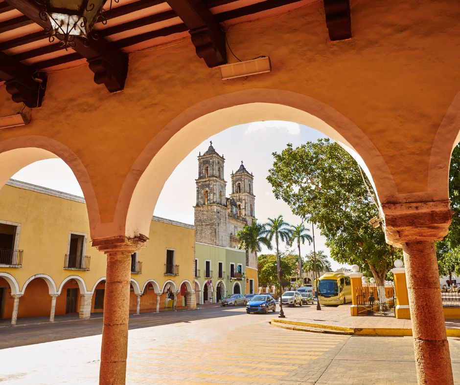 Centro histórico de Valladolid, Yucatán.
